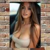 Металлическая табличка Pin-up Girl Ретро Настенное искусство для гаража Декор для домашнего бара