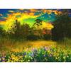 5D Алмазная картина Осенний пейзаж Цветок Алмазная вышивка
