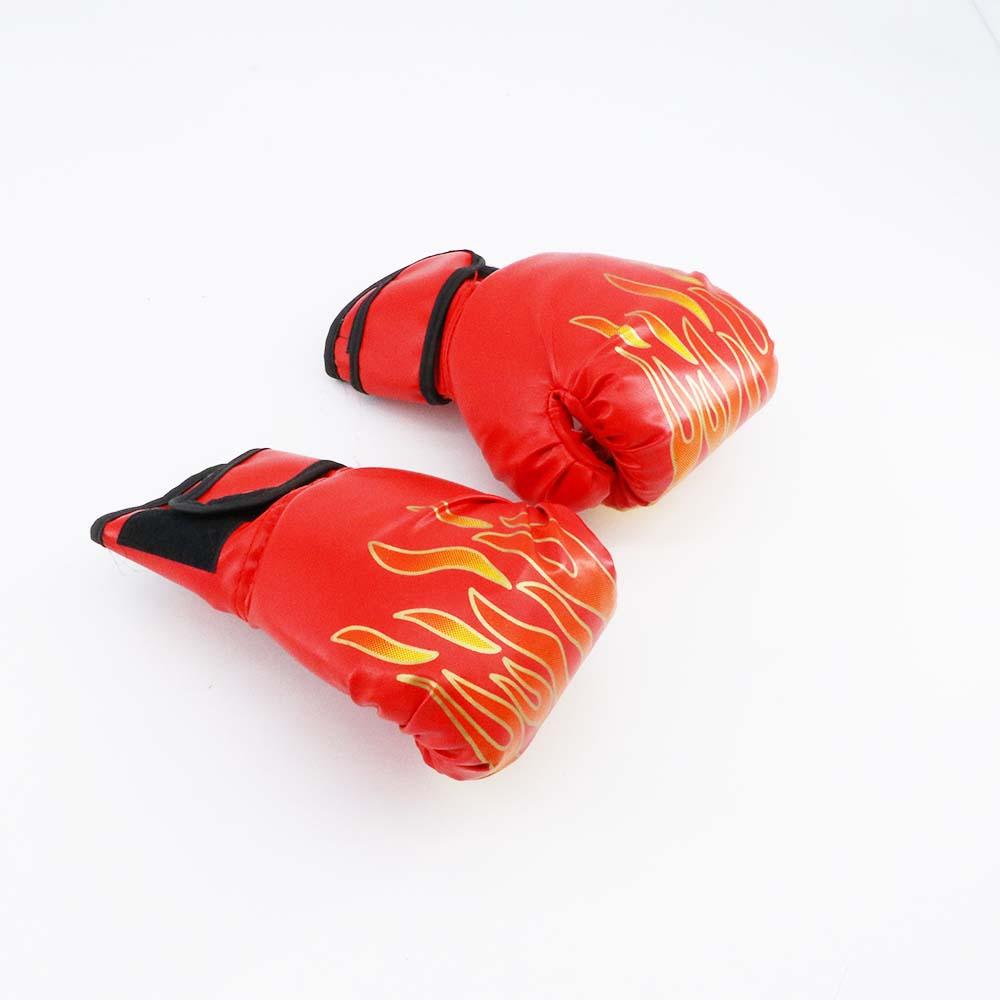 PU Leather Breathable Fighting Boxing Training Glove Flame Gloves Boxing Gloves Sparring Glove