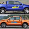 Наклейка на багажник Ford, Isuzu, Nissan, Toyota 4x4 Off-road
