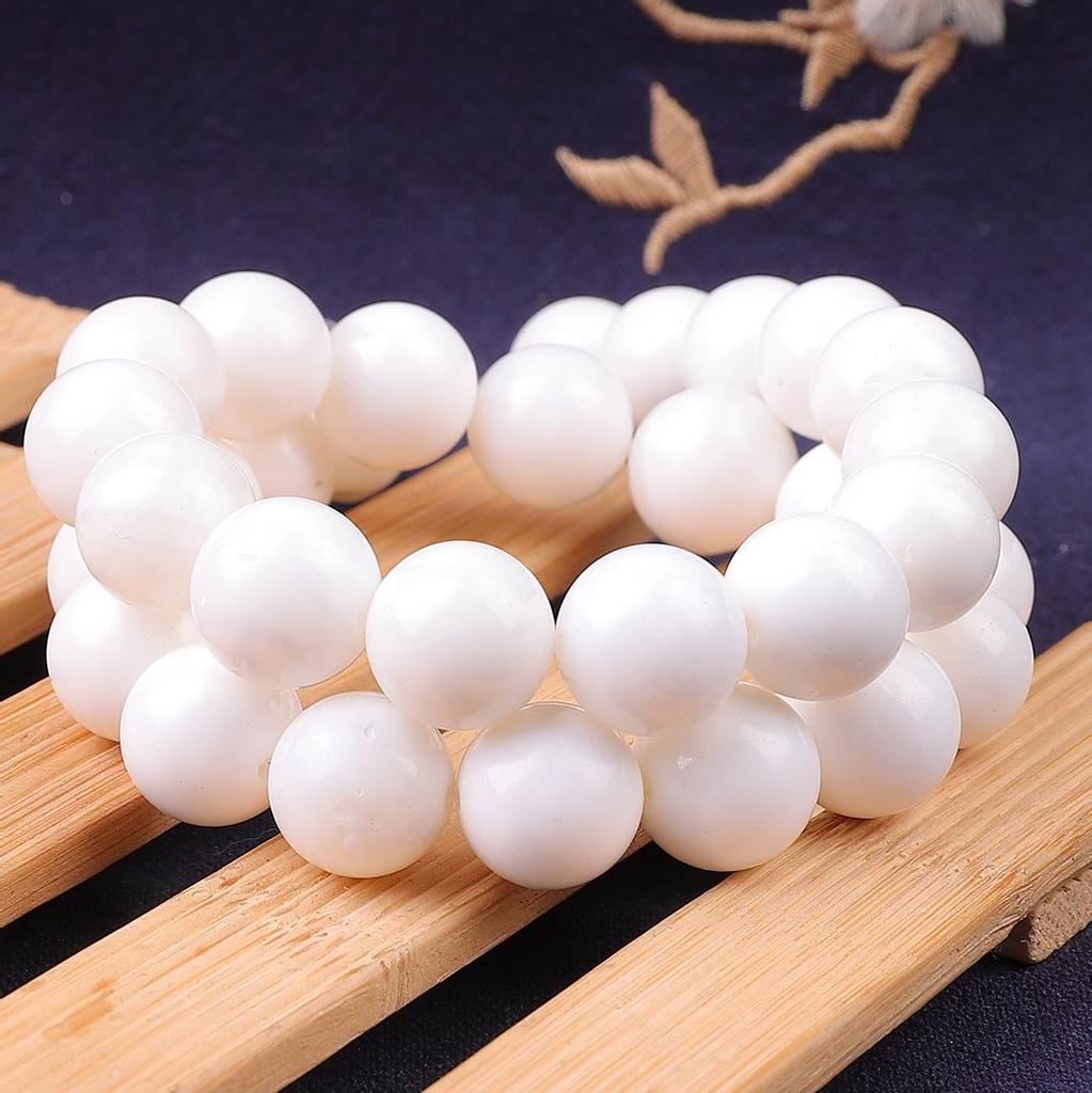 Бусины из натурального камня тридакна 4-12 мм круглые бусины для изготовления ювелирных изделий своими руками браслет ожерелье