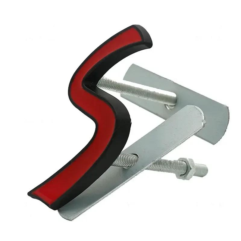 Для Mini S логотип автомобиля передний капот решетка значок эмблема наклейка наклейки для Cooper R50 R52 R53 R56 R57 R58 F55 F56 автомобильный стикер аксессуары