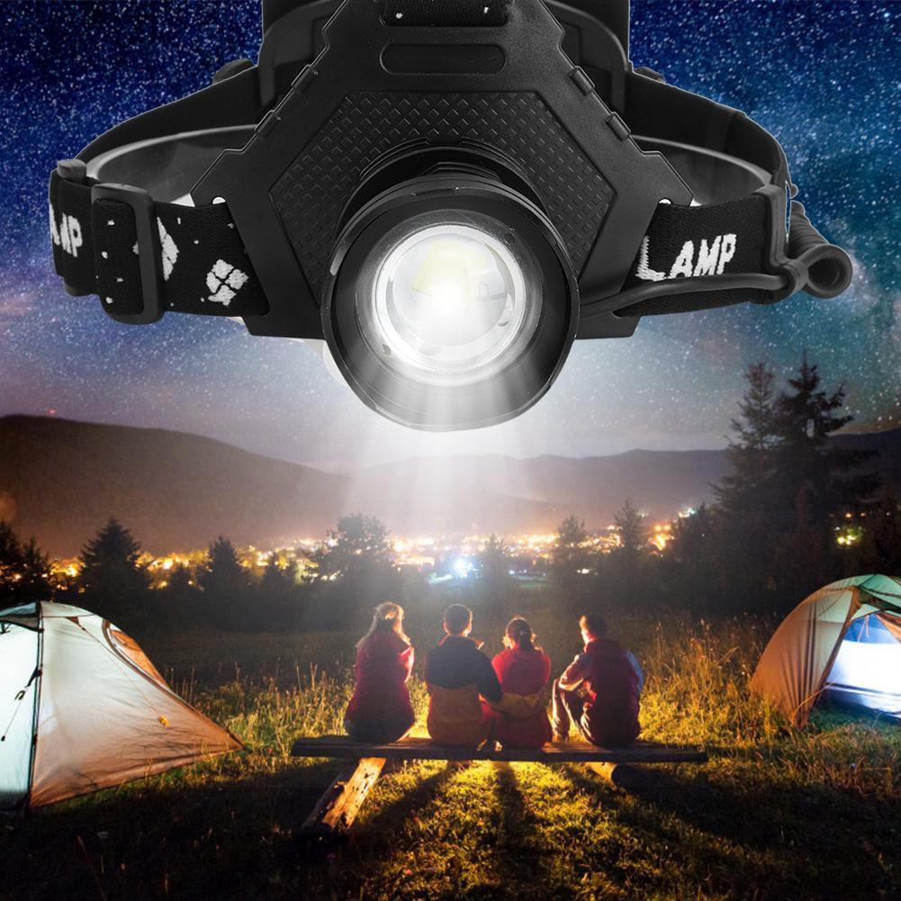 Налобный фонарь Strong Light XHP70 с USB-зарядкой и телескопическим зумом для рыбалки, наружное освещение