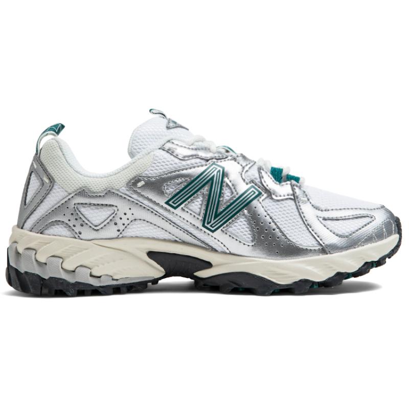 New Balance 610 Серебристые Металлик Зеленые Кроссовки ML610TAE