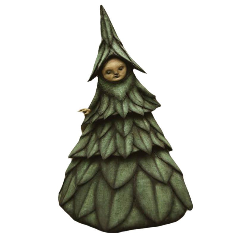 Whimsical Witch Resin Craft For Home And Garden Enhancement During Halloween