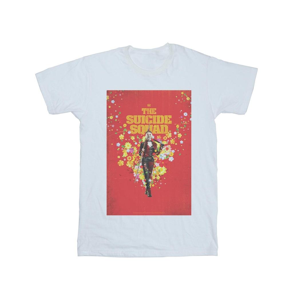 DC Comics Мужская футболка The Suicide Squad Харли Квинн Постер