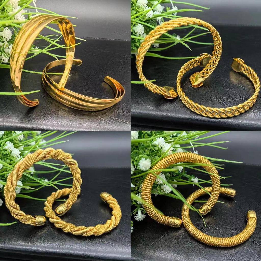 Этнический браслет с покрытием из 24-каратного золота для невест: Свадебные и банкетные украшения