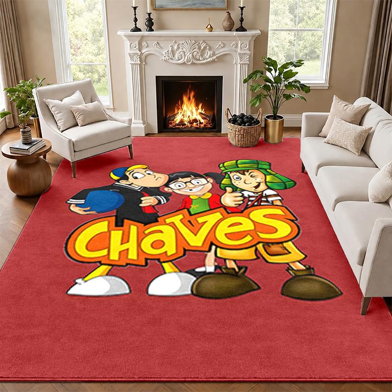 El chavo Carpet Door Mat for Living Room or Bedroom Protective Mat Under Chair Office Decoration Christmas Gift Birthday Present