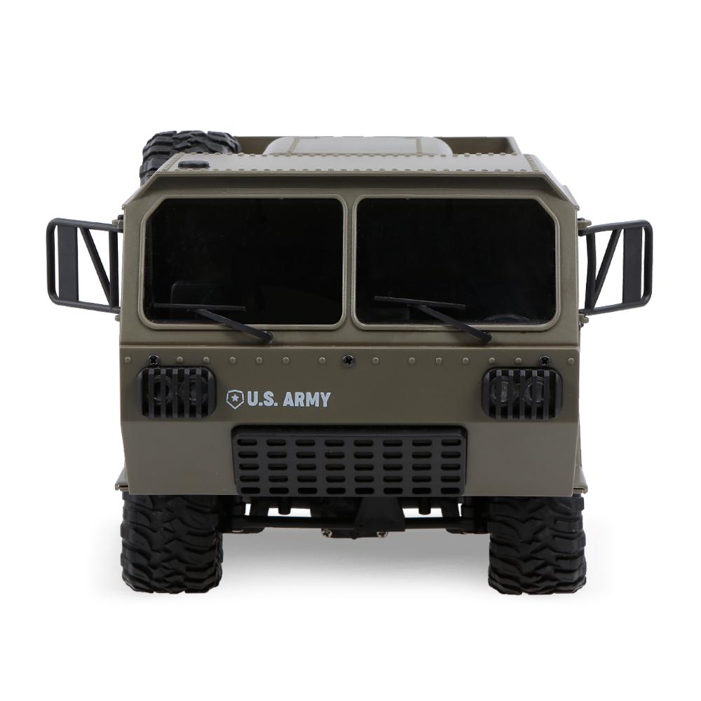 Fayee 1/12 RC 6WD 2.4GHz Military Truck Army Truck Off-road Car RTR Car Gift for Adults Kids Boys