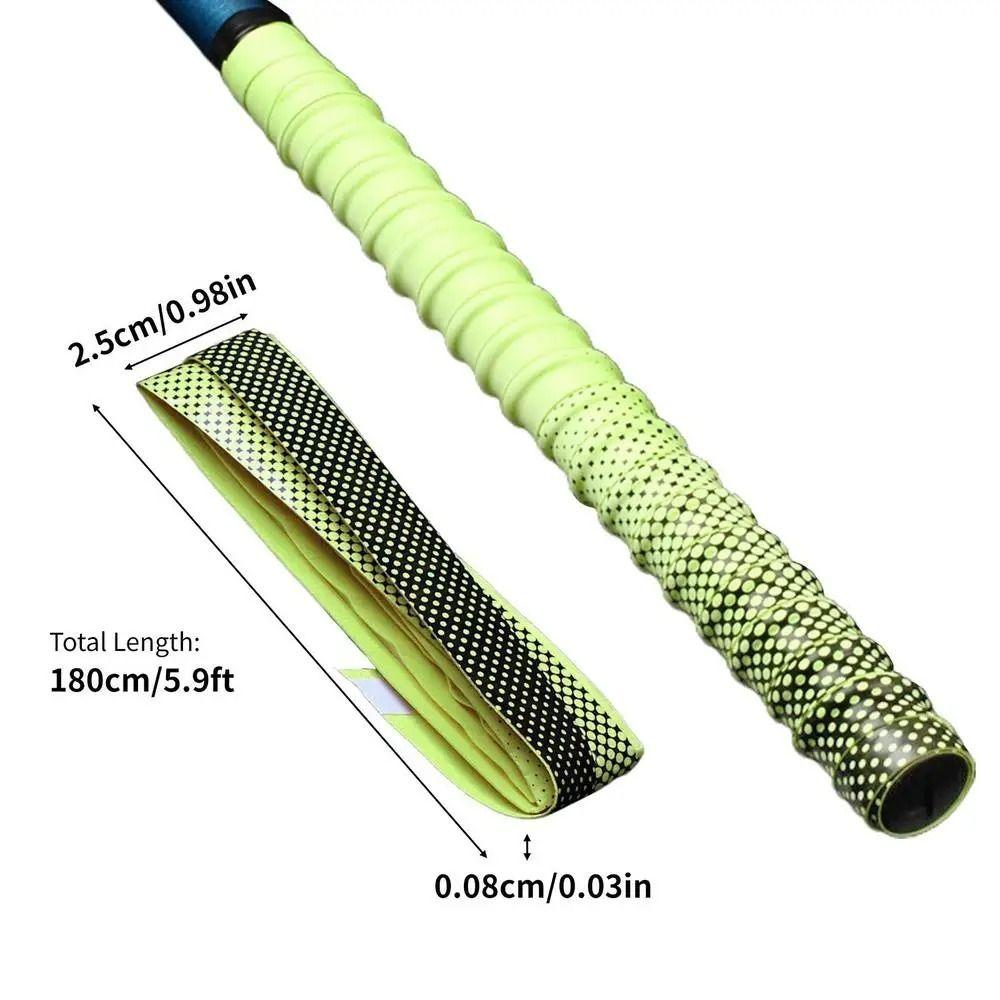 180см Противоскользящая Лента для Обмотки Теннисной Ракетки Градиентная Цветная Лента для Удочки Рыболовная Повязка от Пота для Удочки