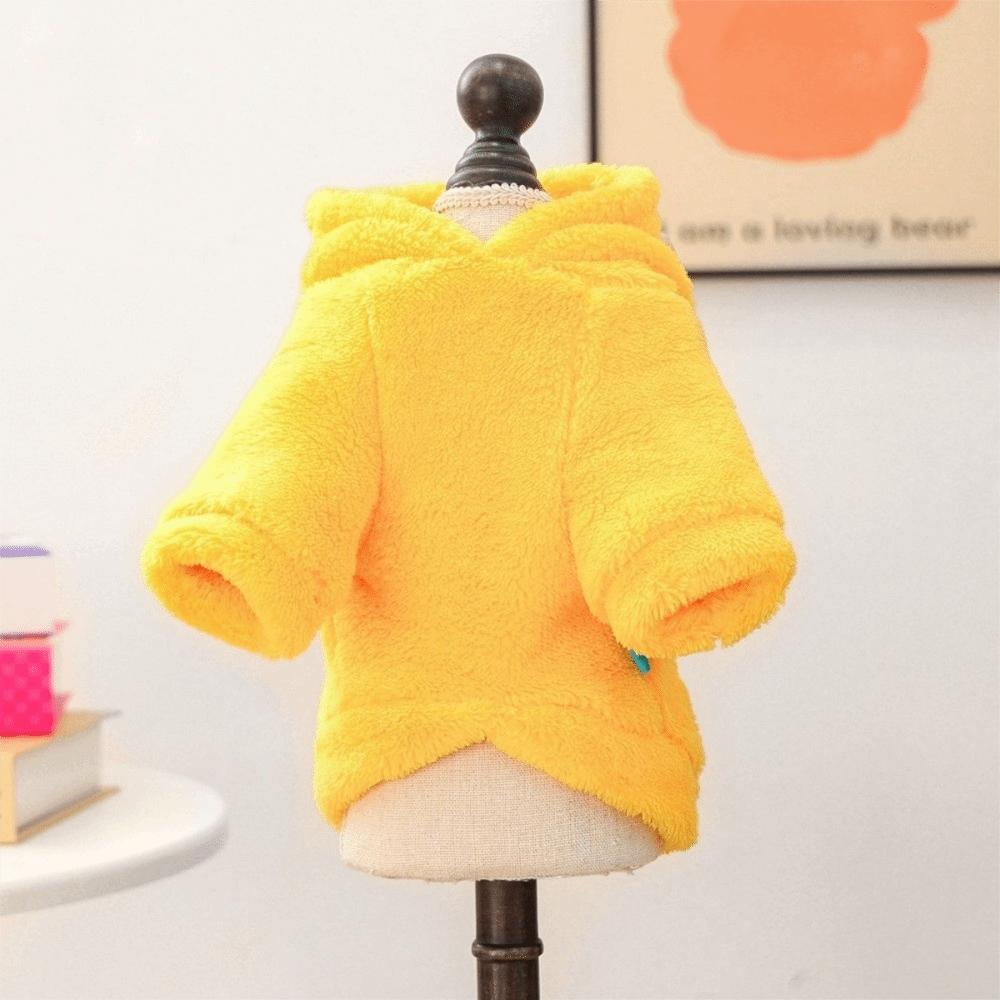 Soft Dog Hoodies Warm Dog Jumpsuits Cartoon Dog Lion Costume  for Cats and Dogs