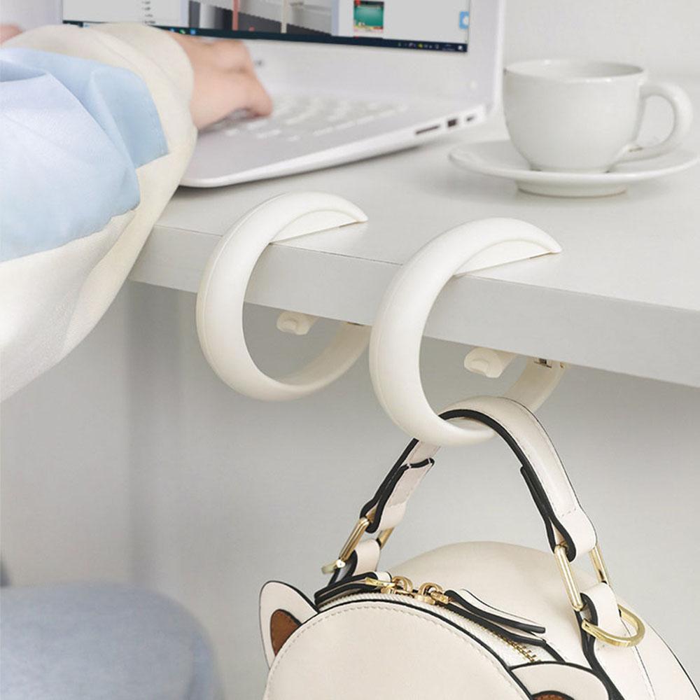 Портативный крючок для сумки, вешалка, складной настольный крючок, офисный декор, пластиковый боковой крючок для стола, сумка, дорожная сумка, органайзер, крючок, держатель