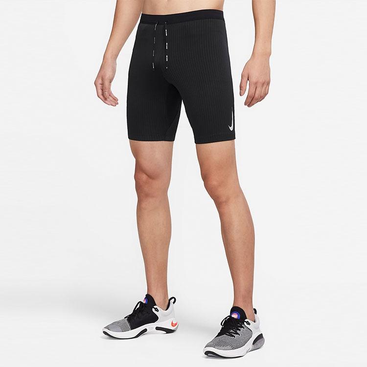 Nike Dri-FIT Stripe Breathable Lacing Slim Fit Sports Shorts Black Men's DM4623-010
