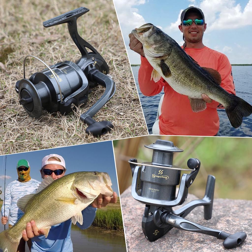 Fishing Reel 1000-4000 6BB Light Weight Ultra Spinning Left/right Fishing Wheel for Carp Fishing