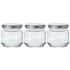 Aderia Twist Caps, 190ml, Set of 3, Made In Japan, Glass Storage Containers, Canisters, Airtight Containers, Condiment Containers, Jars, Coffee Beans,