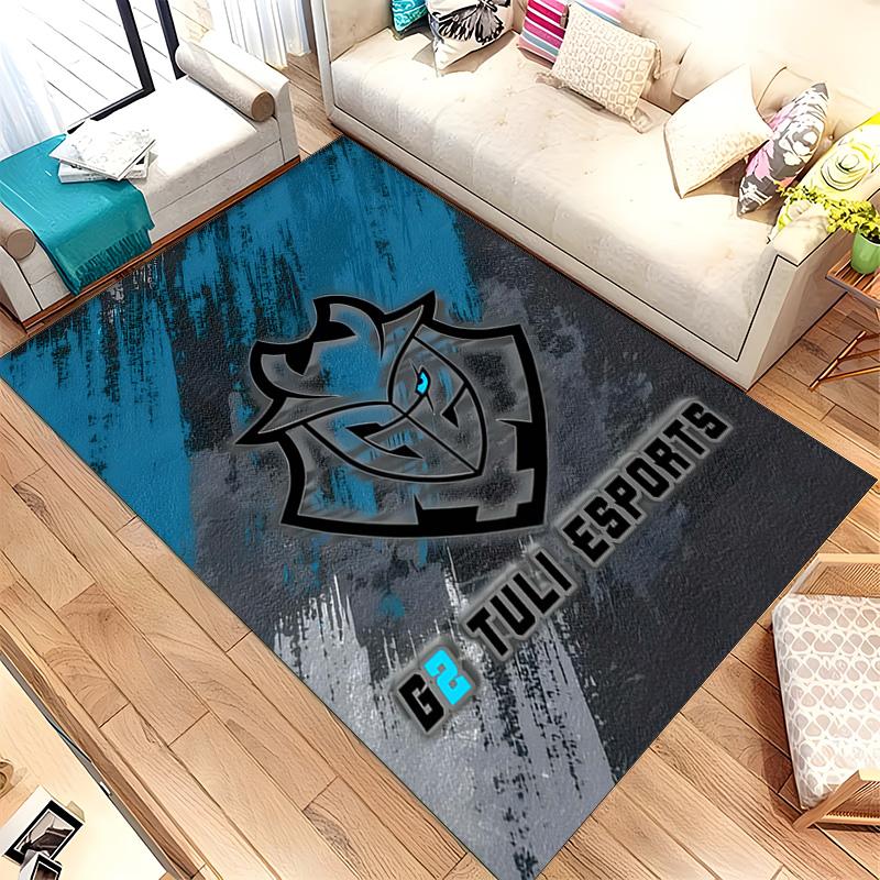 G2 Esports (1) Ковер Подходит Для Гостиных Спален Компьютерных Комнат Столовых И Размещения Под Столами И Стульями Также Идеальный Выбор Для Офи