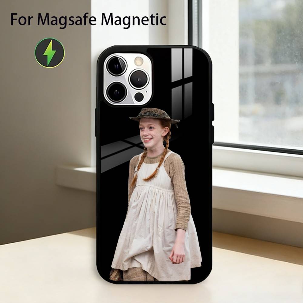 Чехол для телефона Anne Of Green Gables Shirley для iPhone17,16,15,14,13,12,11 Plus,Pro Магнитный с беспроводной зарядкой Magsafe