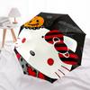 1pc Hello Kitty Halloween Edition Automatic Opening/Closing Umbrella - Portable Three-Fold Design with 8-Bone Iron Frame - Outdoor, Gift for Fans, Tra