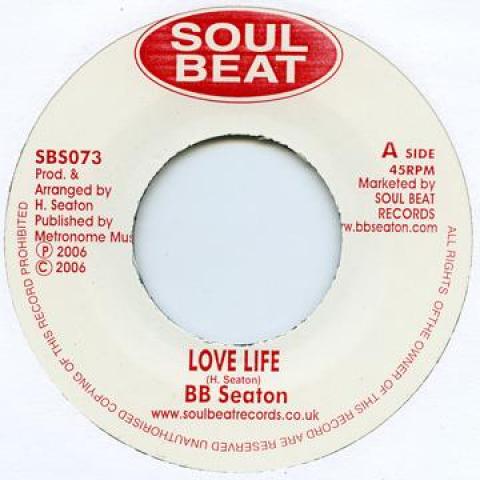7-дюймовая пластинка BB SEATON / CHRISTIAN BREWER - Love Life / Dub Of Life SBS073 Soul Beat 2006 UK Регги, Ска и Даб Б/У