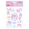 Sanrio Character Children's Tattoo Stickers Mask Decoration Mask Stickers 6 Types, 1 Piece