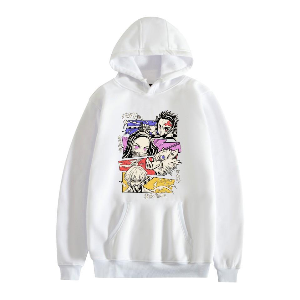 Japanese Anime Hoodie Kimetsu No Yaiba Tanjiro Kamado Kamado Nezuko Fashion Design Men's Women's Sweatshirt Autumn Winter Top