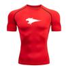 Men's Quick Dry Compression Workout T-Shirt, Breathable Pant