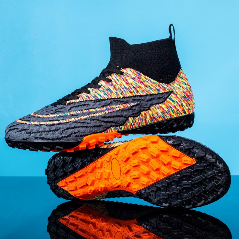 Новые молодежные футбольные бутсы мужские длинные шипы взрослые шипованные женские для тренировок на траве спортивная обувь