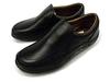 ARUKURUN Shoes Comfort Walking Shoes Business Shoes Casual Natural Leather 3E AR1101 Water Repellent Men's Slip-on [Black/Black] (25,0 см)