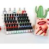 1 Set Nail Polish Organizer 72 Bottles of  Multilayer Acrylic Display Rack Storage Rack, Clear Essential Oil Stand Holder, Sunglasses