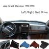 Для Jeep Grand Cherokee I 1994-1998 гг. Dashmat, защитная накладка на приборную панель, солнцезащитный экран