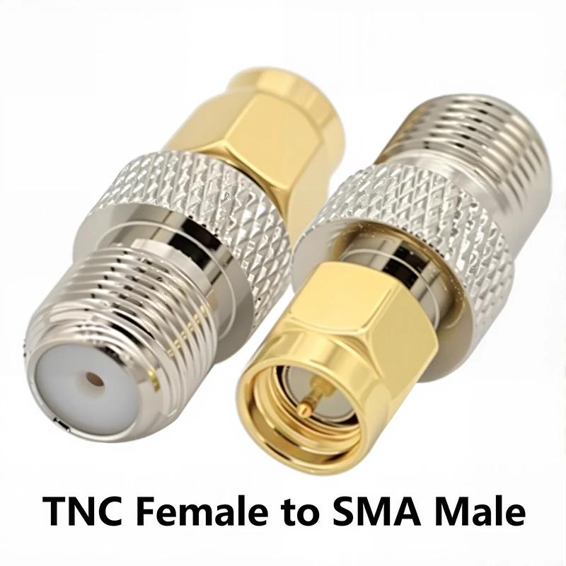 Copper Brass RF SMA to SMA N BNC UHF TNC, RP SMA to PL259 SO239 RF Coaxial Converter Straight Connector