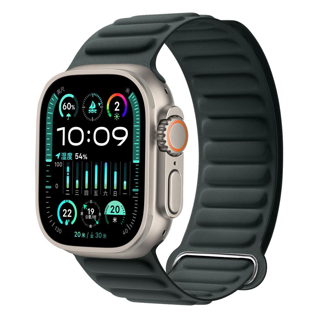 Bands for Apple watch strap Ultra 2 3 49mm 44mm 40mm 46 45mm FineWoven Magnetic Loop correa bracelet iWatch Series 9 8 SE 11 10