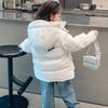Белая куртка-пуховик для детей в корейском стиле с талией для девочек, зимнее утепленное пальто