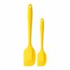 2pcs Long Handle Silicone Spatula Set High Heat-Resistant Baking Spatula Set  Cooking Class