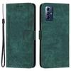 For Motorola Moto G Play (2024) 4G PU Leather Stand Cover Line Wallet Phone Case Skin Touch Feeling