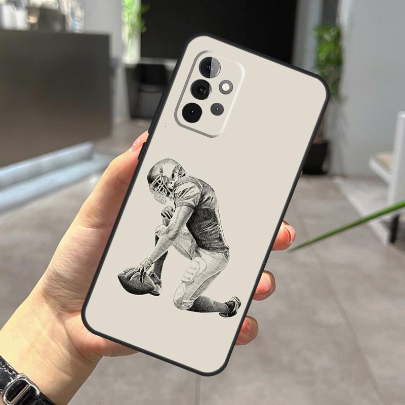 American Football Case For Samsung Galaxy A52 A32 A12 A56 A36 A54 A34 A14 A05 A16 A26 A13 A33 A53 A15 A35 A55