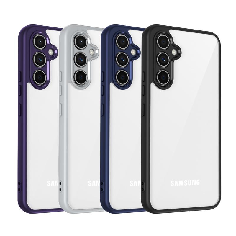 Чехол Camera LED Protective Clear Acrylic Back Case для Samsung iPhone Xiaomi Redmi для Samsung Galaxy S25 S24 Ultra S23 FE A56 A36 A55 A35, силиконовый чехол из ТПУ