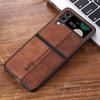Для Samsung Galaxy Z Flip 4 3 5 S23 S22 Ultra S21 A14 A24 A34 A54 A13 A23 A33 A53 задняя крышка Skin Feel противоударный кожаный чехол Funda