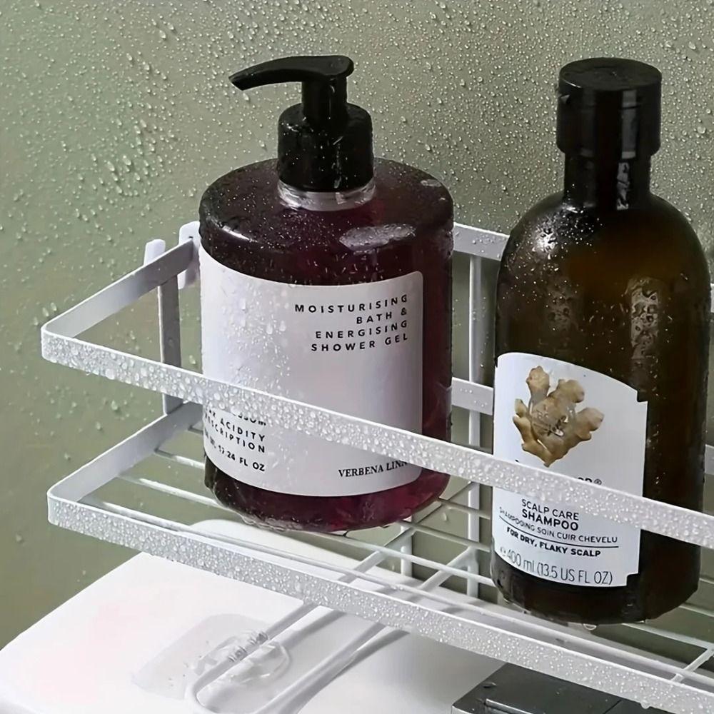 1Pcs Multifunctional Toilet Storage Rack Single Layer Shampoo Tray Miscellaneous Storage Holder