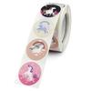 100-500pcs Reward Stickers for Kids Unicorn Cartoon Design Easy Carried Incentive Sticker Supplies for Teachers,Party Bags Decor