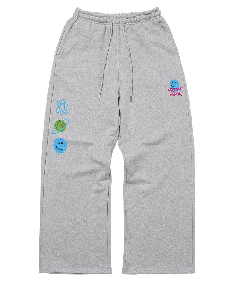 ARTISTWEAR [Atw] Психоделические брюки с широким поясом
