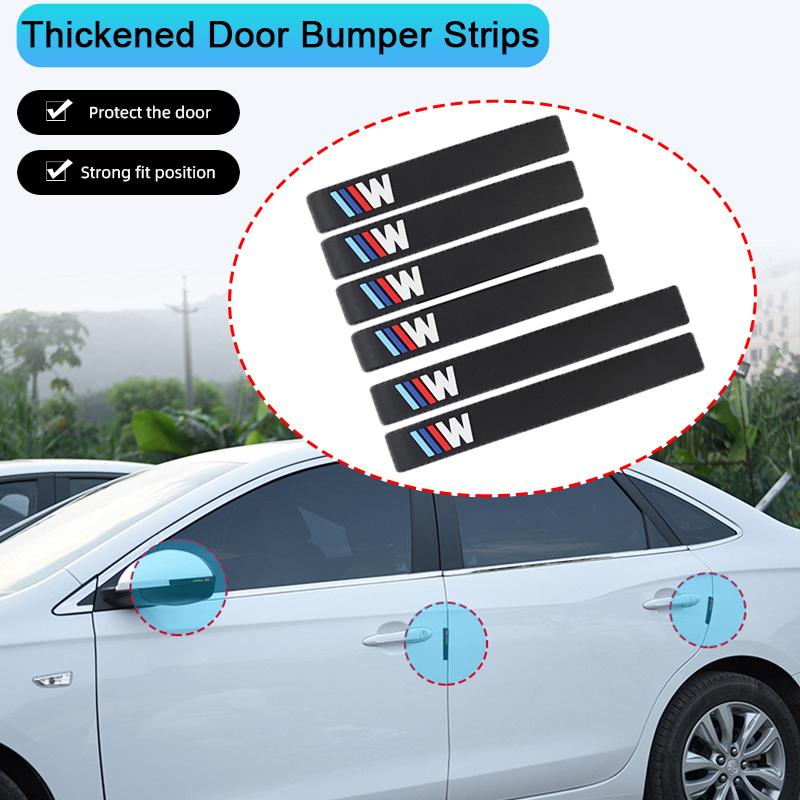 NTSM5 Motorcycle Sticker/BMW Car Door Rubber Strip Sticker Anti Collision Protective For BMW M E46 E90 E60 F30 F10 E39 E36 F20 G20 E91