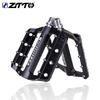 Aluminum CNC Mountain Bike Pedals With Sealed Bearing JT02 Black Red Cycling Accessory