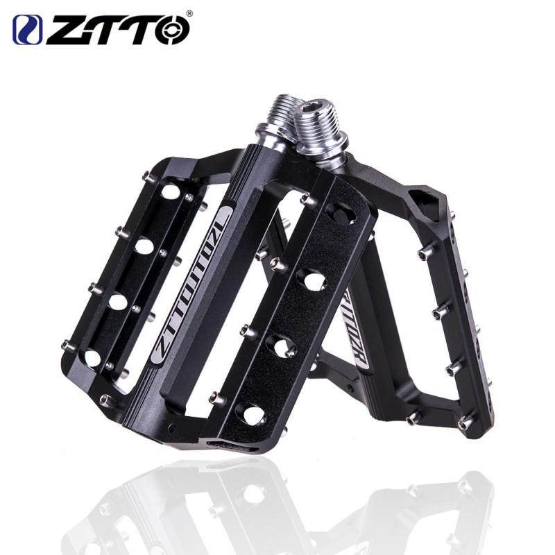 Aluminum CNC Mountain Bike Pedals With Sealed Bearing JT02 Black Red Cycling Accessory