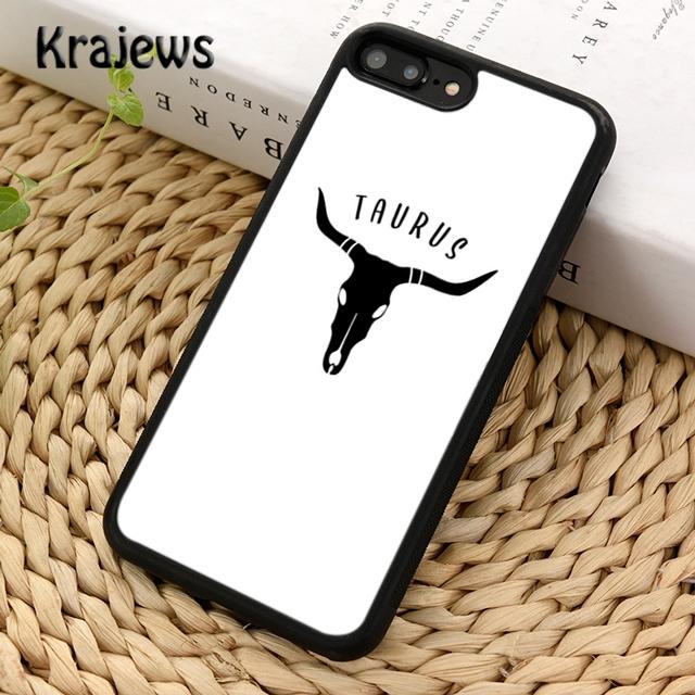 Krajews Taurus bull Soft Phone Case Cover For IPhone 18 17 Air 16 15 14 plus 11 12 13 pro max coque Shell Fundas