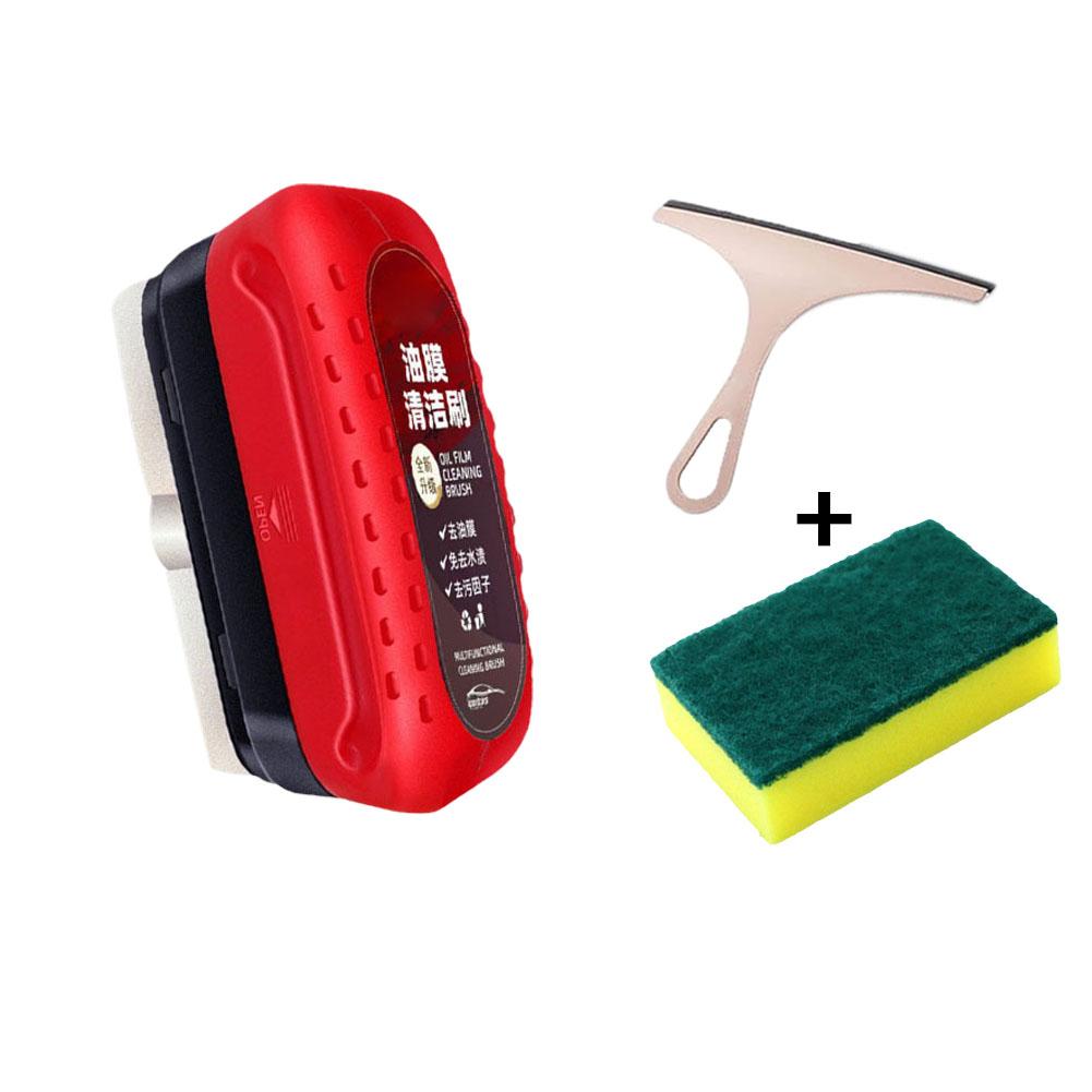 Средство для удаления масляной пленки со стекол автомобиля Губка для чистки пленки Щетка для чистки Средство для ухода Масло для лобового стекла Защита от дождя Противотуманное средство G4N1