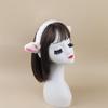 Halloween Sheep Cosplay Accessories Sheep Headband Sheep Tail Skirt for Children Women Halloween Lamb Role Play Outfit