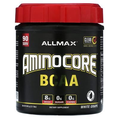 ALLMAX, AMINOCORE BCAA, Белый виноград, 2,1 фунта (945 г)