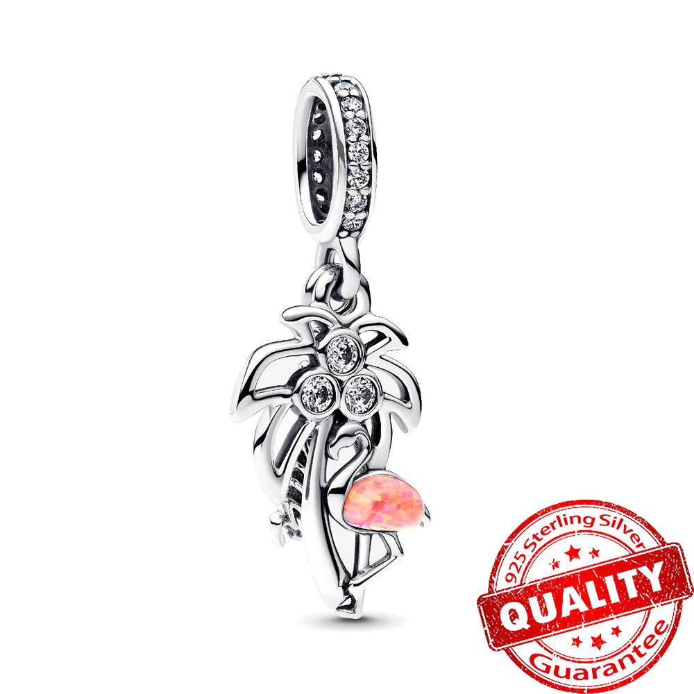 Summer Ocean Series Copper Crab,Dolphin & Seahorse Dangle Charm Fits Bracelet Diy Women Girl Necklace Pendant Gift