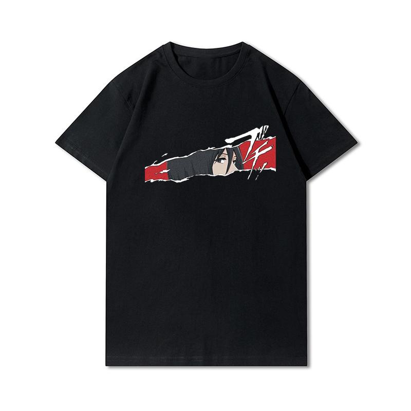 Женская футболка размера плюс с аниме «Атака Титанов» Levi·Ackerman Eye, топы в стиле панк, летняя свободная футболка в стиле Харадзюку в готическом стиле с короткими рукавами